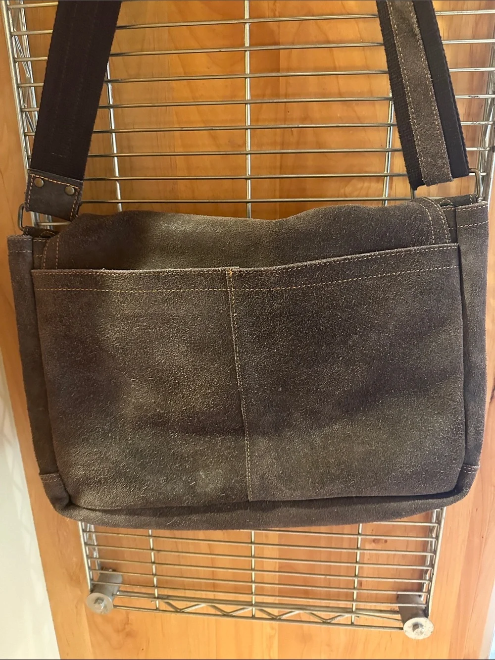 David King Boston large messenger bag